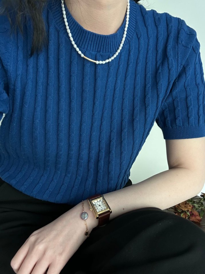 Grey Baroque Button Pearl Bracelet – 14K Gold Filled | Timeless Romantic Elegance