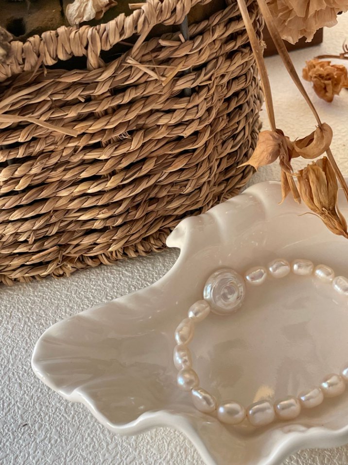 Pearls Aura Roman Holiday Pearl Bead Necklace – 14K Gold Filled | Vintage-Inspired Baroque Charm