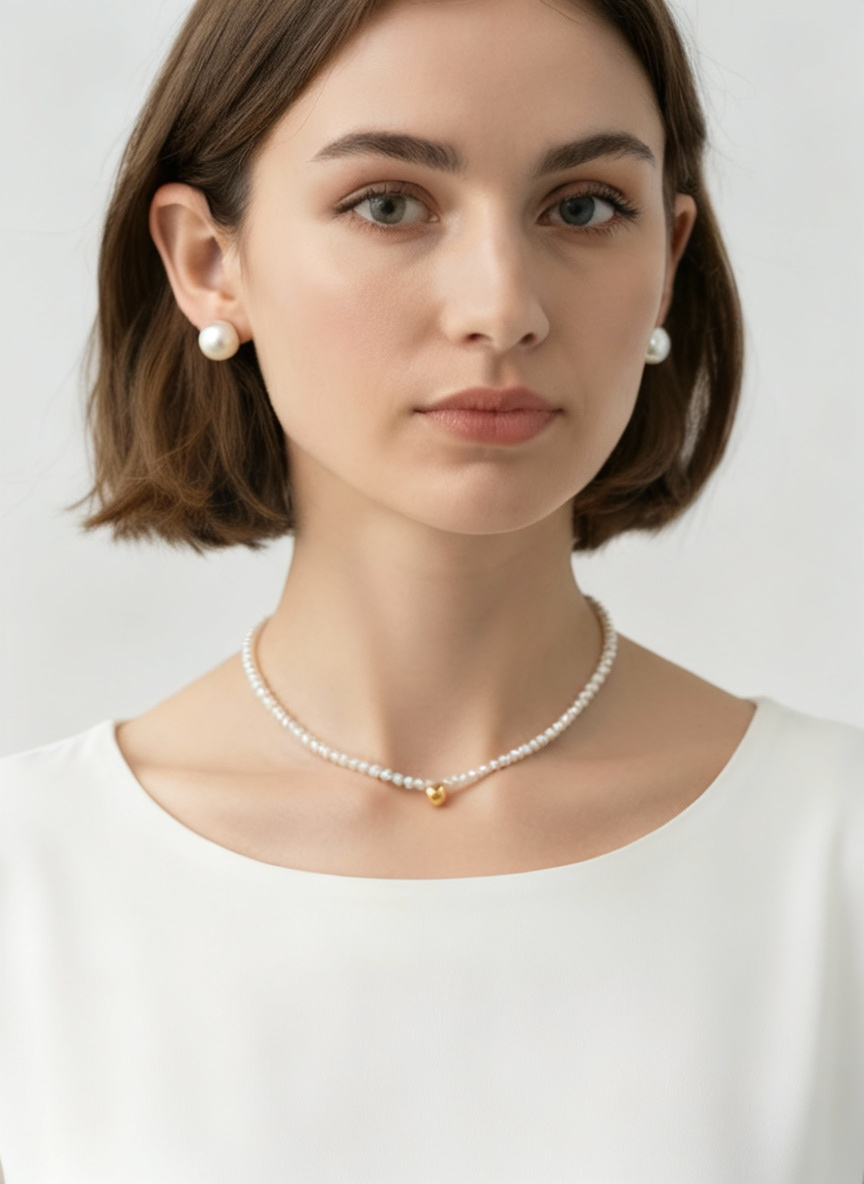 Pearls Aura Swarovski 10mm Pearl Stud Earrings – 925 Sterling Silver | Timeless Classic Elegance