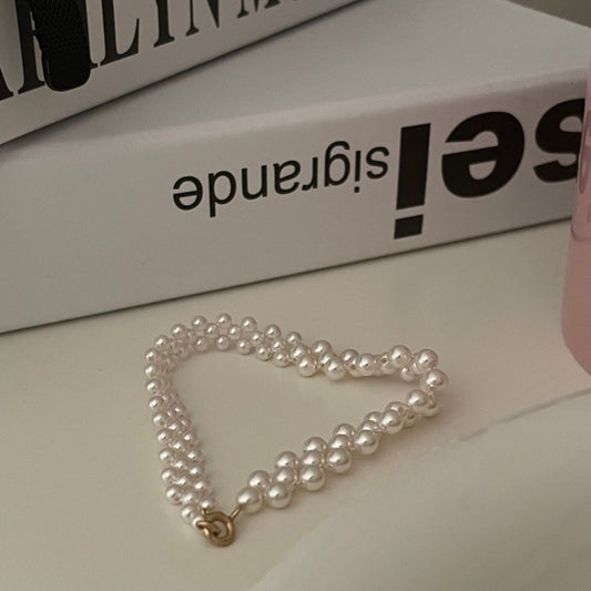 Pearls Aura Hepburn Swarovski Pearl Bracelet – 14K Gold Filled