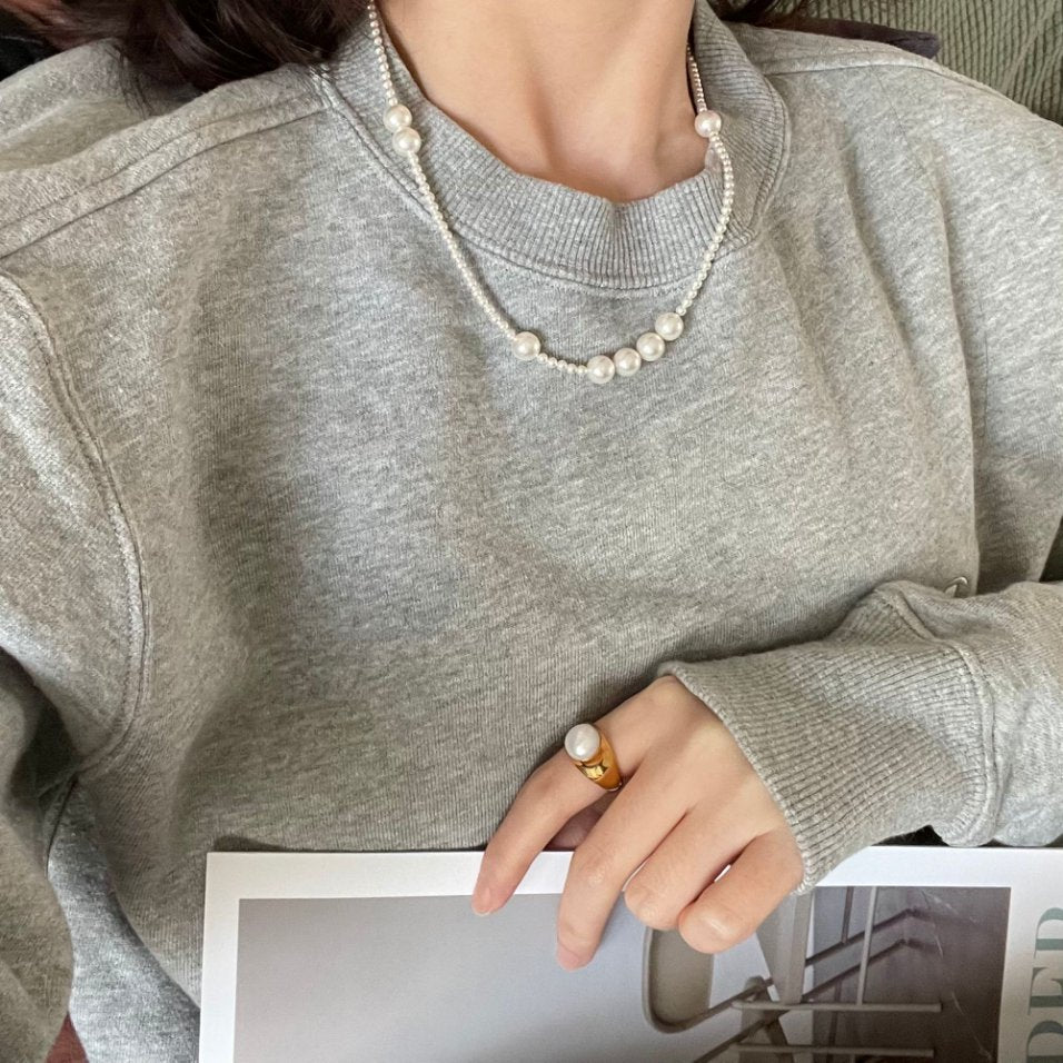 Pearls Aura Swarovski Pearl Necklace – 14K Gold Filled