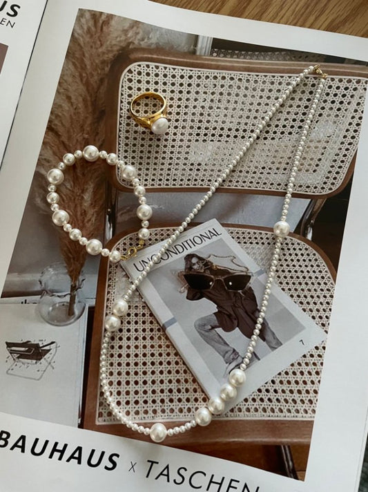 Pearls Aura Swarovski Pearl Necklace – 14K Gold Filled