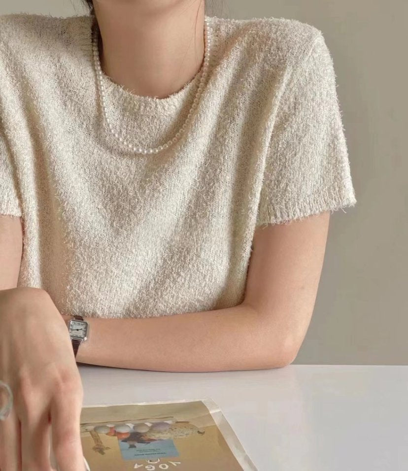 Pearls Aura Elegant Swarovski Pearl Necklace – 14k Gold Plated 